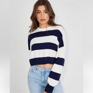Garage Boxy Striped Sweater